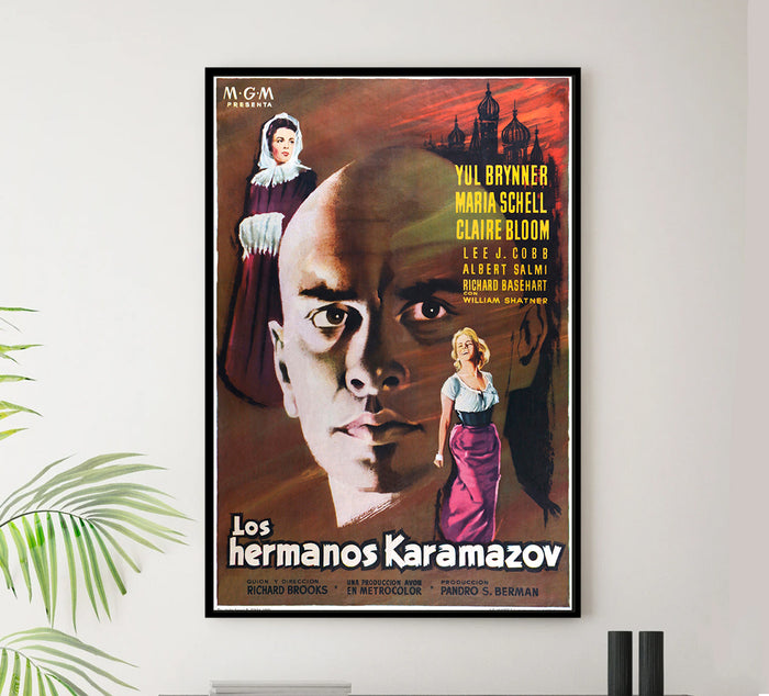 The Brothers Karamazov 1958 - Spain - v2 - Classsic Movie Poster