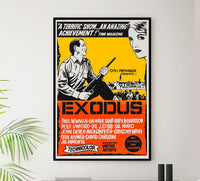 Exodus 1960 - Paul Newman - Australia - Classic Movie Poster
