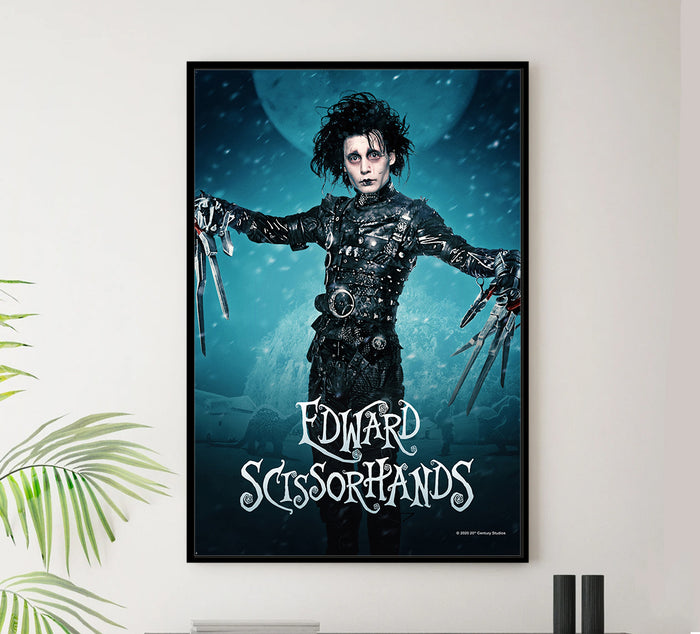 Edward Scissorhands 1990 - US - v9 - Classic Movie Poster