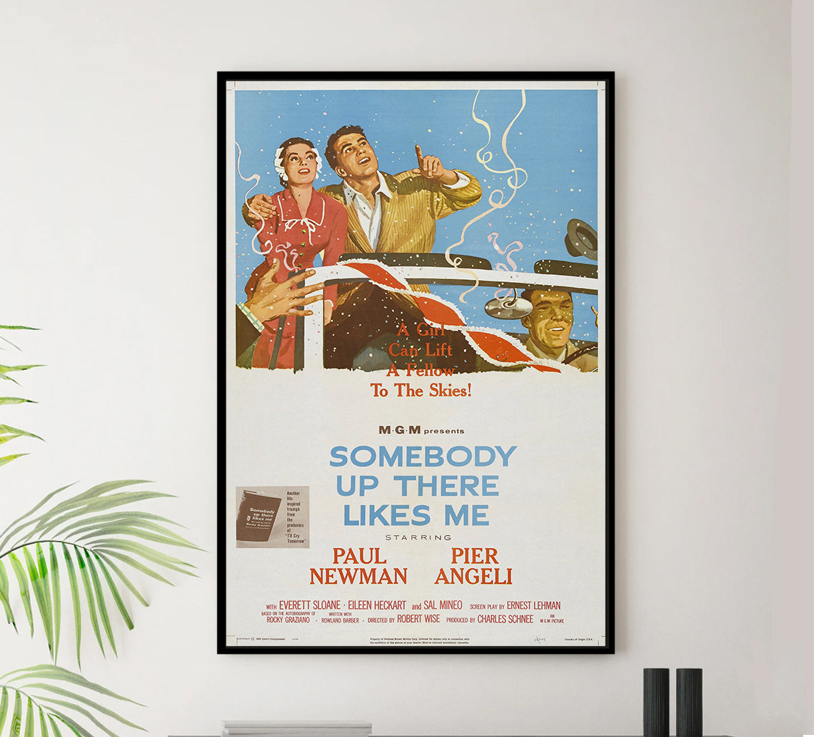 Somebody Up There Likes Me 1956 - Paul Newman - US - Classic Movie Poster