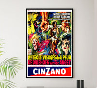 I tre volti della paura 1963 - Belgium - v1 - Classic Movie Poster