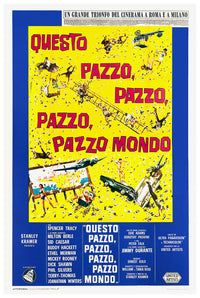 It's a Mad Mad Mad Mad World 1963 - Italy - v1 - Classic Movie Poster