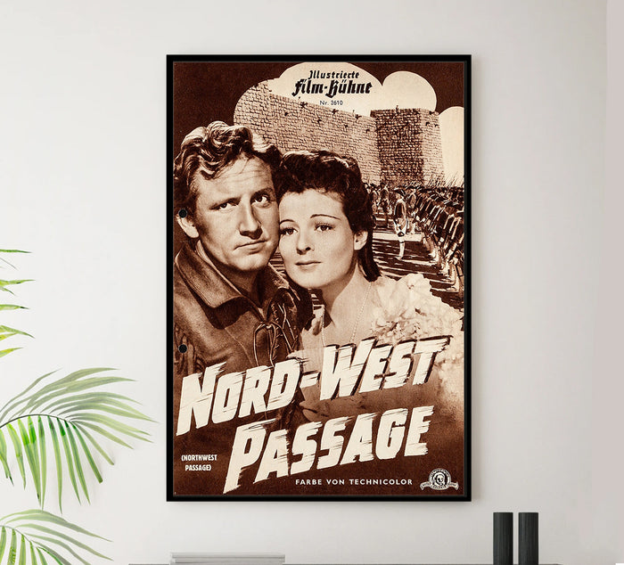 Northwest Passage 1940 - Germany - v2 - Classic Movie Poster