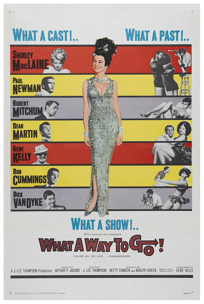 What a Way to Go! 1964 - Paul Newman - US - Classic Movie Poster