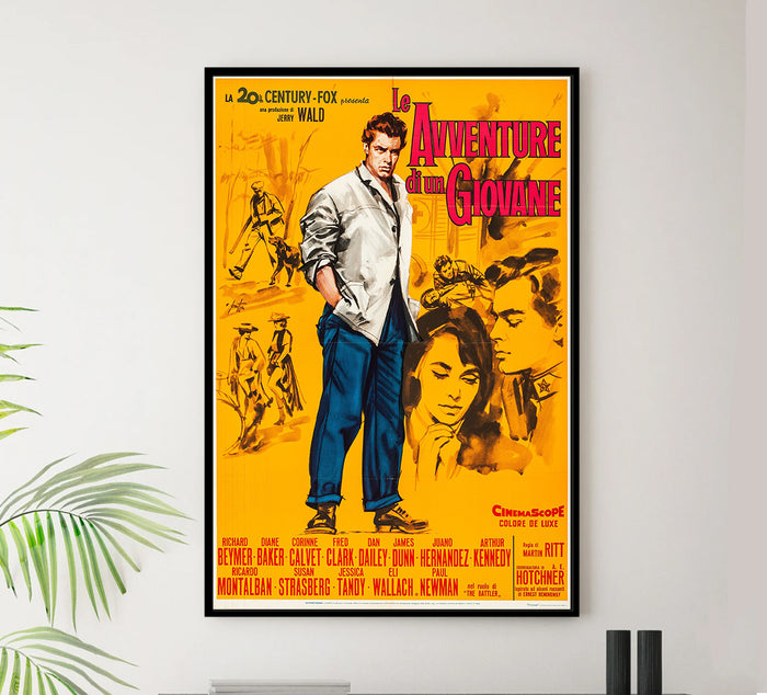 Hemingway's Adventures of a Young Man 1962 - Paul Newman - Italy - Classic Movie Poster