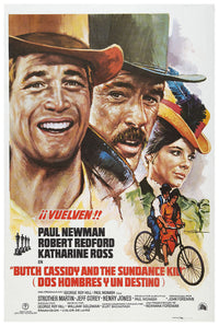 Butch Cassidy and the Sundance Kid 1969 - Paul Newman - Spain - Classic Movie Poster