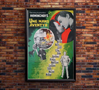 Hemingway's Adventures of a Young Man 1962 - Paul Newman - Sweden - Classic Movie Poster