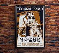 Solomon and Sheba 1959 - France - v2 - Classsic Movie Poster