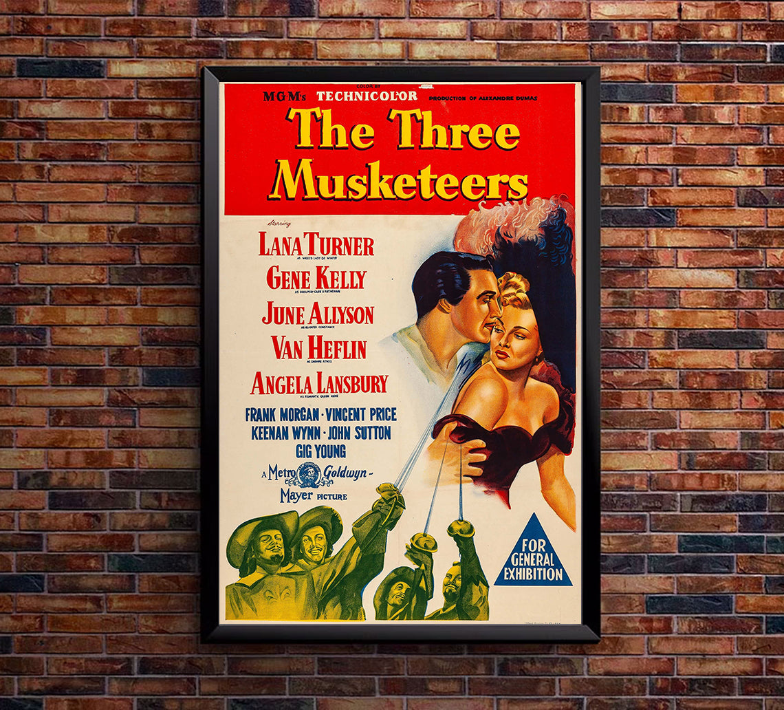 The Three Musketeers 1948 - Australia - v1 - Classic Movie Poster