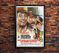 Butch Cassidy and the Sundance Kid 1969 - Paul Newman - Spain - Classic Movie Poster