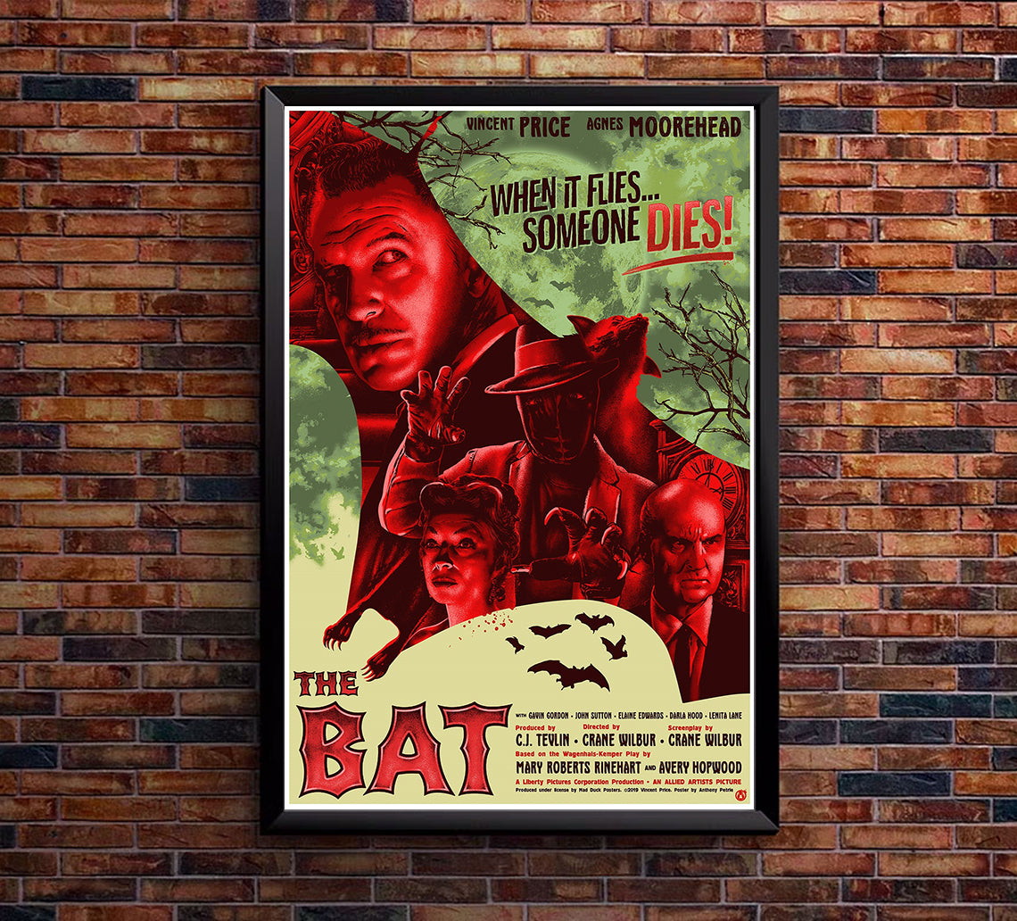 The Bat 1959 - US - v2 - Classic Movie Poster