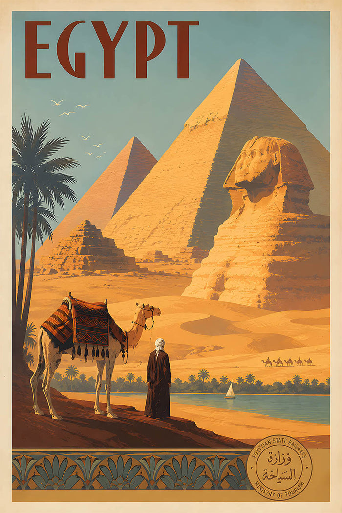 Egypt - Tourism - v1 - Vintage Travel Poster
