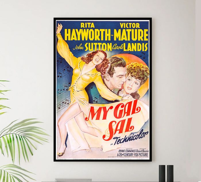 My Gal Sal 1942 - Rita Hayworth - US (3) - Classic Movie Poster