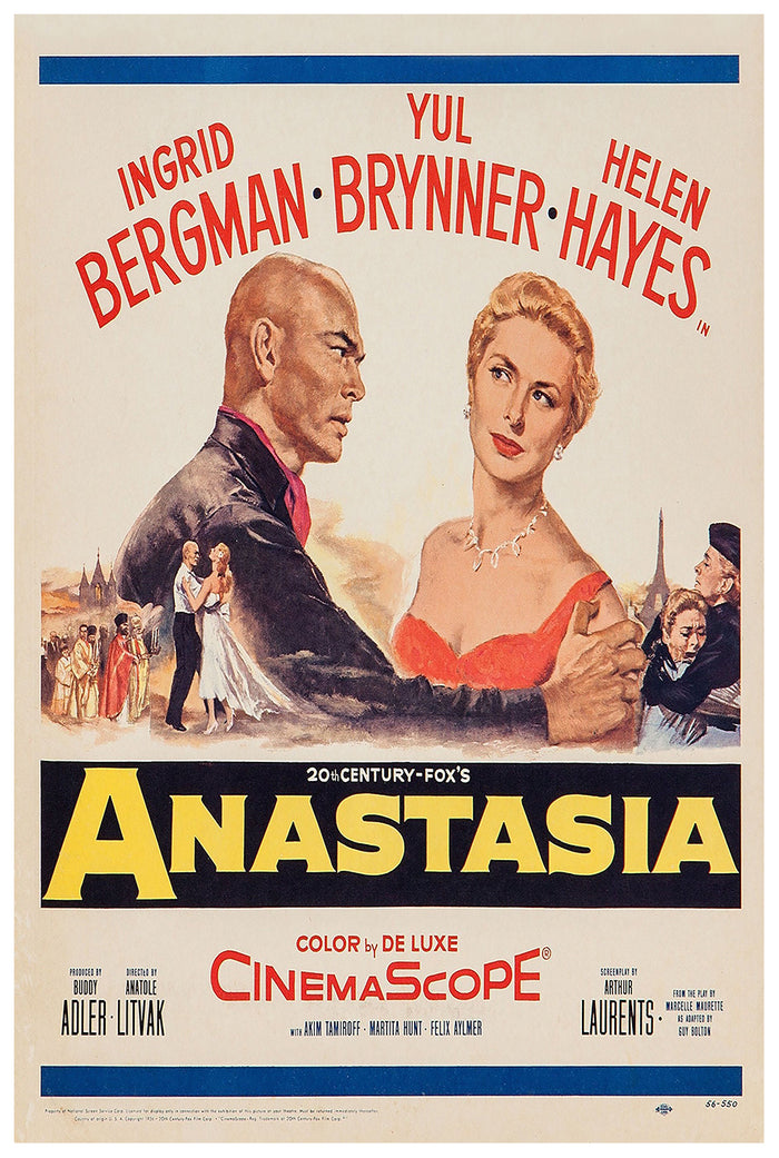 Anastasia 1956 - US - v3 - Classsic Movie Poster