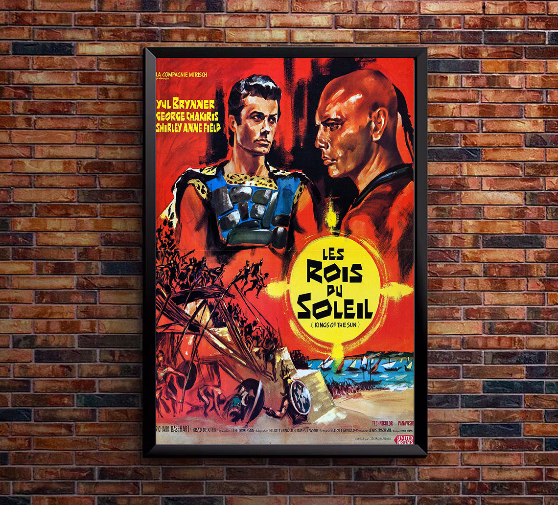 Kings of the Sun 1963 - France - v2 - Classsic Movie Poster