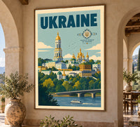Ukraine - Tourism - v1 - Vintage Travel Poster