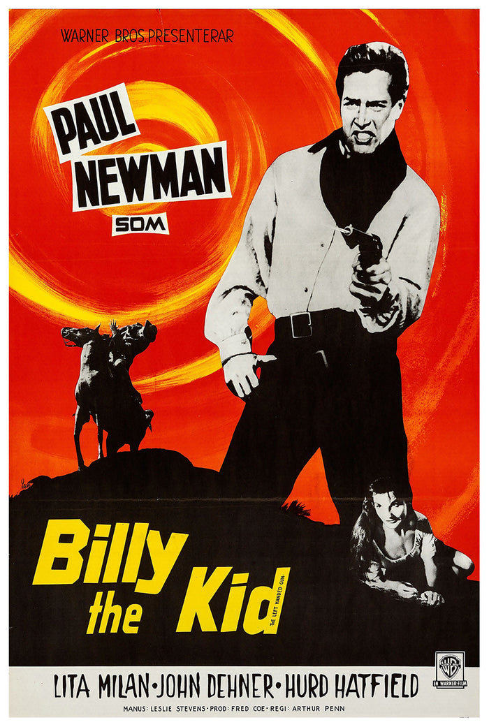 The Left Handed Gun 1958 - Paul Newman - US - Classic Movie Poster