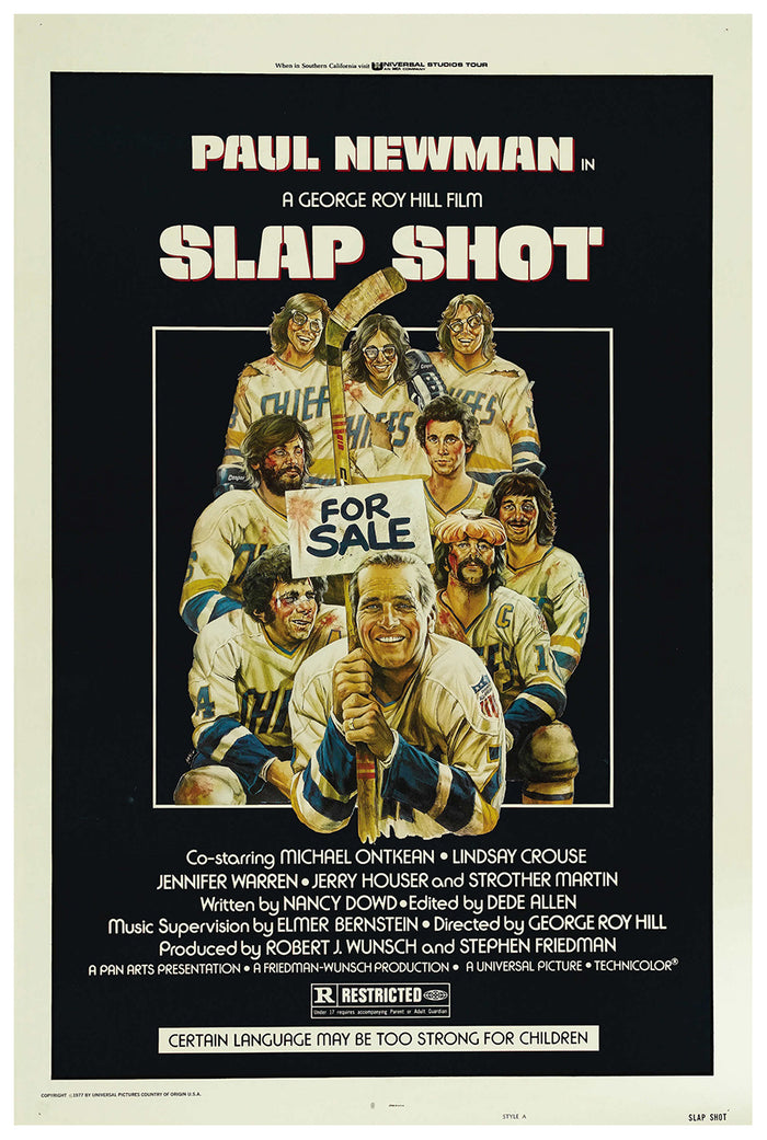 Slap Shot 1977 - Paul Newman - US - Classic Movie Poster