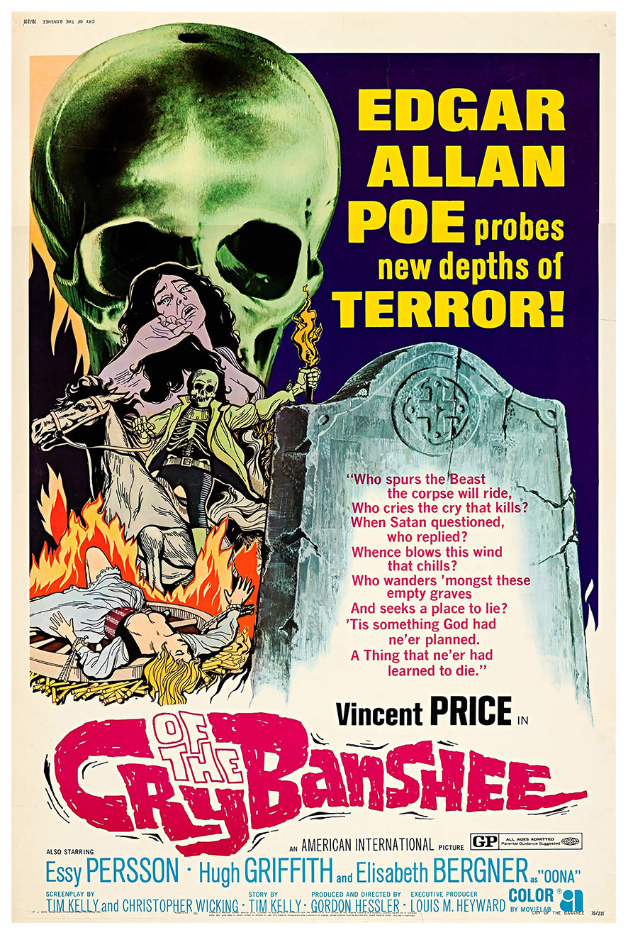 Cry of the Banshee 1970 - US - v3 - Classic Movie Poster