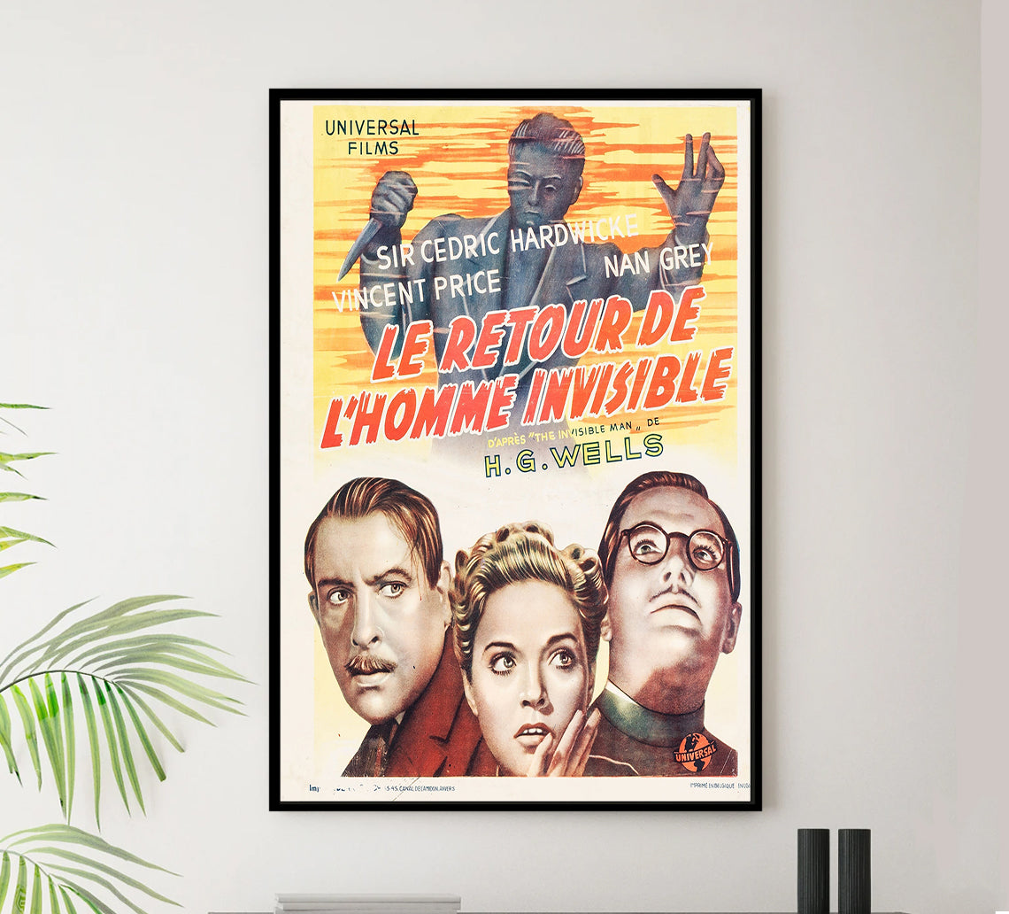 The Invisible Man Returns 1940 - Belgium - v1 - Classic Movie Poster