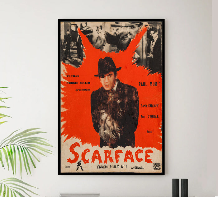 Scarface 1932 - France - v2 - Classic Movie Poster