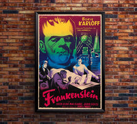 Frankenstein 1931 - France - v1 - Classic Movie Poster