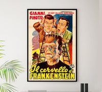 Bud Abbott Lou Costello Meet Frankenstein 1948 - Italy - v1 - Classic Movie Poster