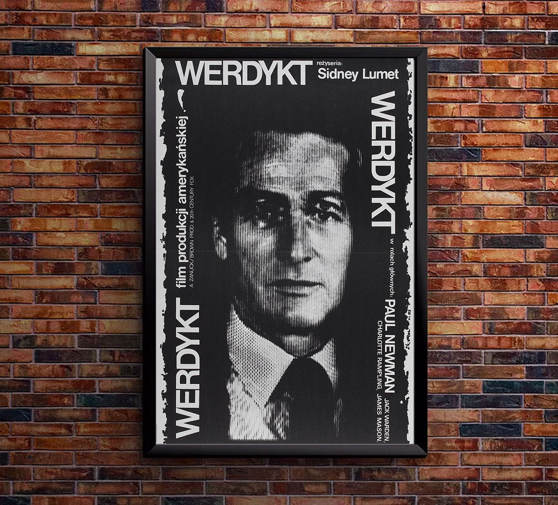 The Verdict 1982 - Paul Newman - Poland - Classic Movie Poster