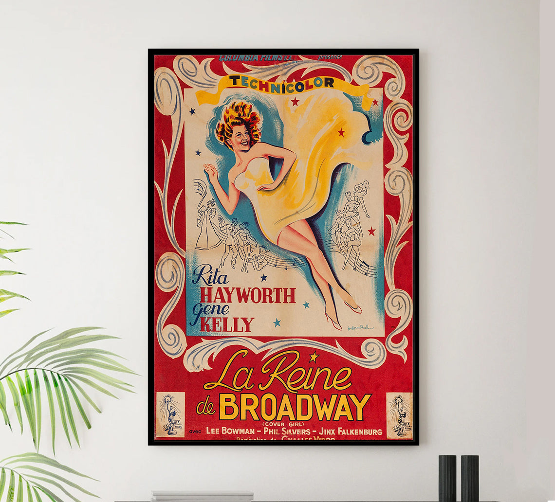Cover Girl 1944 - Rita Hayworth - France - Classic Movie Poster