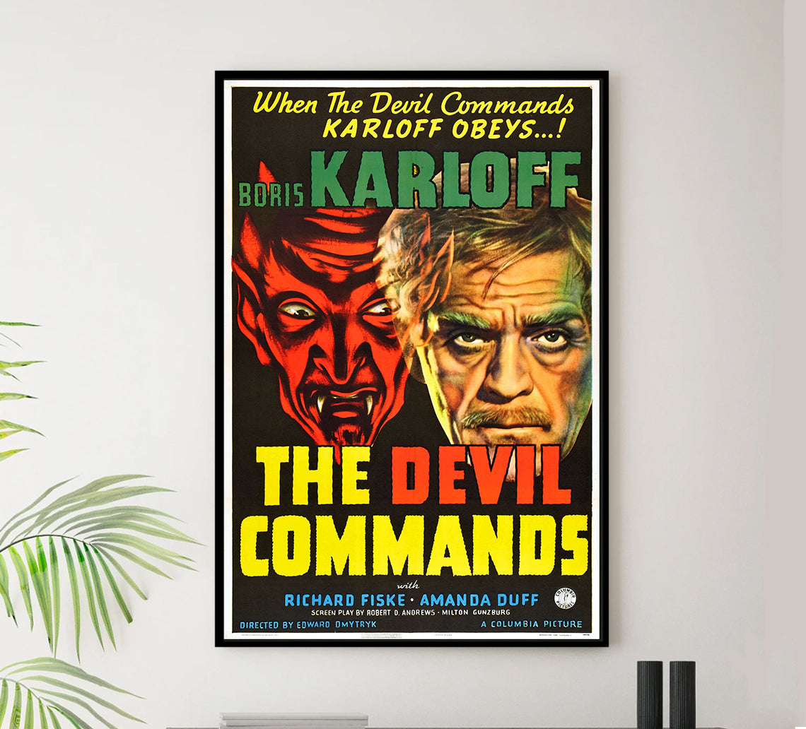 The Devil Commands 1941 - US - v1 - Classic Movie Poster