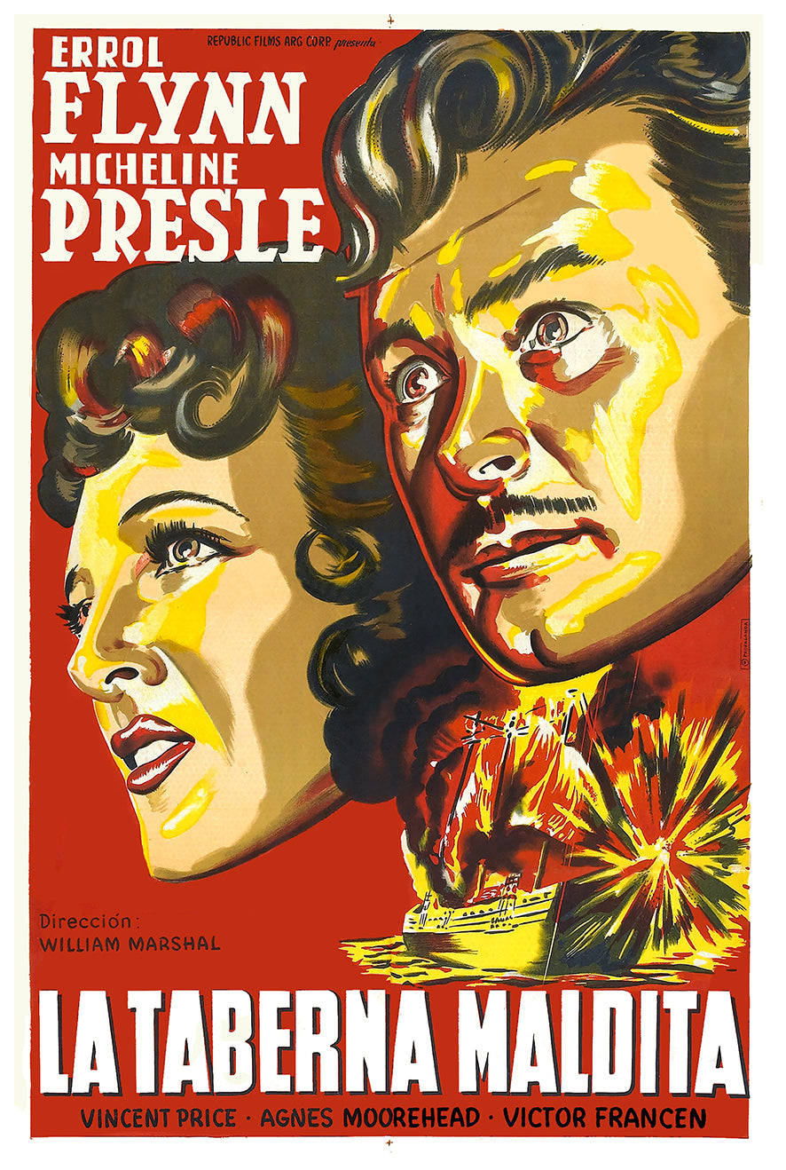 Adventures of Captain Fabian 1951 - Argentina - v1 - Classic Movie Poster