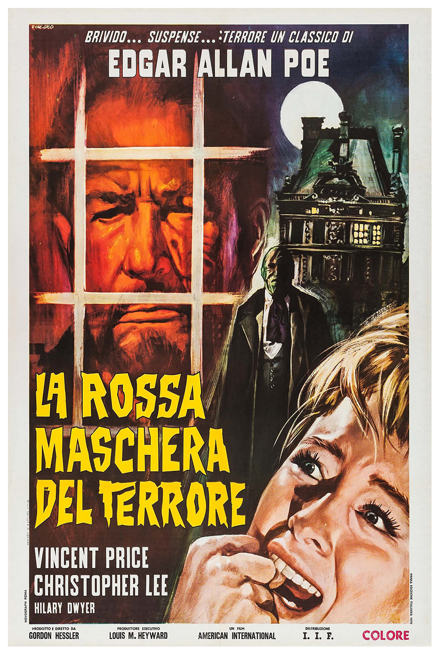 The Oblong Box 1969 - Italy - v1 - Classic Movie Poster
