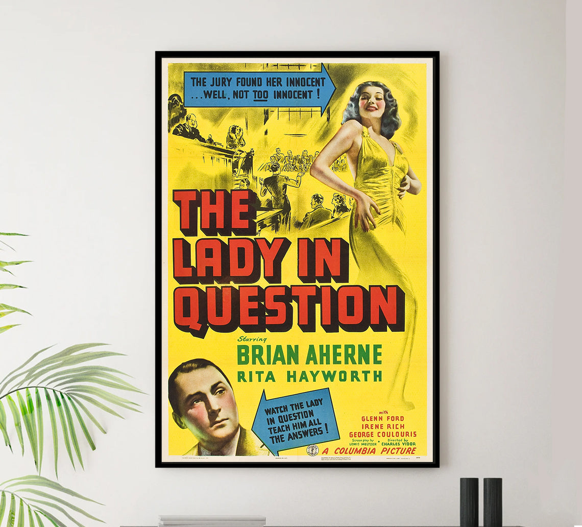 The Lady in Question 1940 - Rita Hayworth - US - Classic Movie Poster