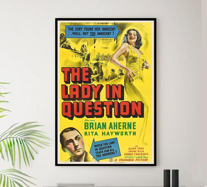 The Lady in Question 1940 - Rita Hayworth - US - Classic Movie Poster
