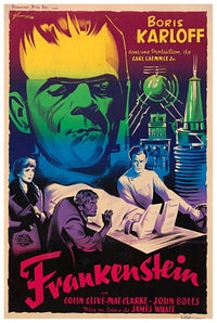 Frankenstein 1931 - France - v1 - Classic Movie Poster