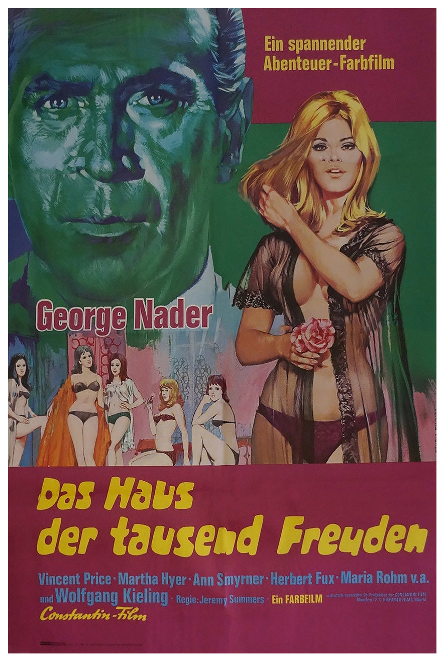The House of 1000 Dolls 1967 - Germany - v1 - Classic Movie Poster