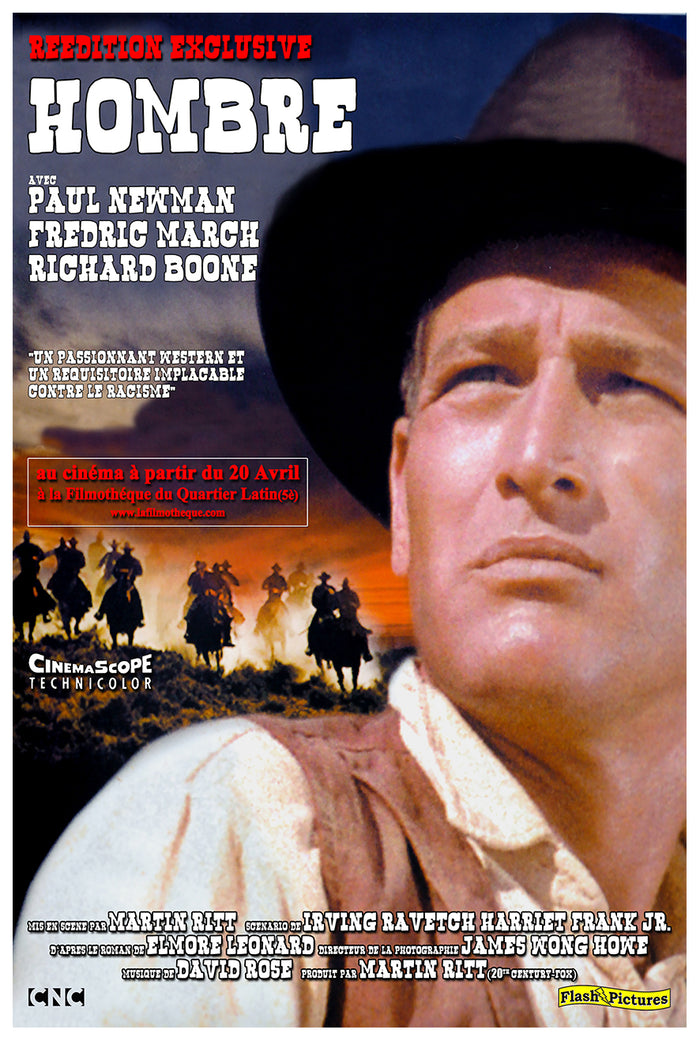 Hombre 1967 - Paul Newman - France - Classic Movie Poster