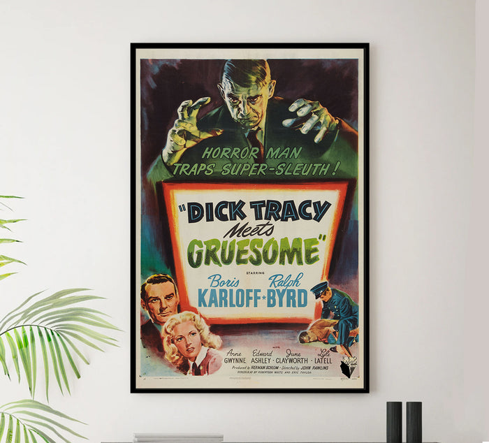 Dick Tracy Meets Gruesome 1947 - US - v1 - Classic Movie Poster