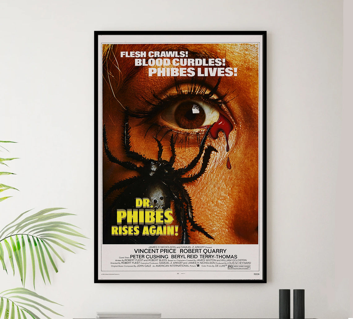 Dr. Phibes Rises Again 1972 - US - v1 - Classic Movie Poster