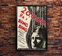 20,000 Years in Sing Sing 1932 - Sweden - v1 - Classic Movie Poster