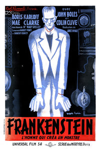 Frankenstein 1931 - France - v2 - Classic Movie Poster