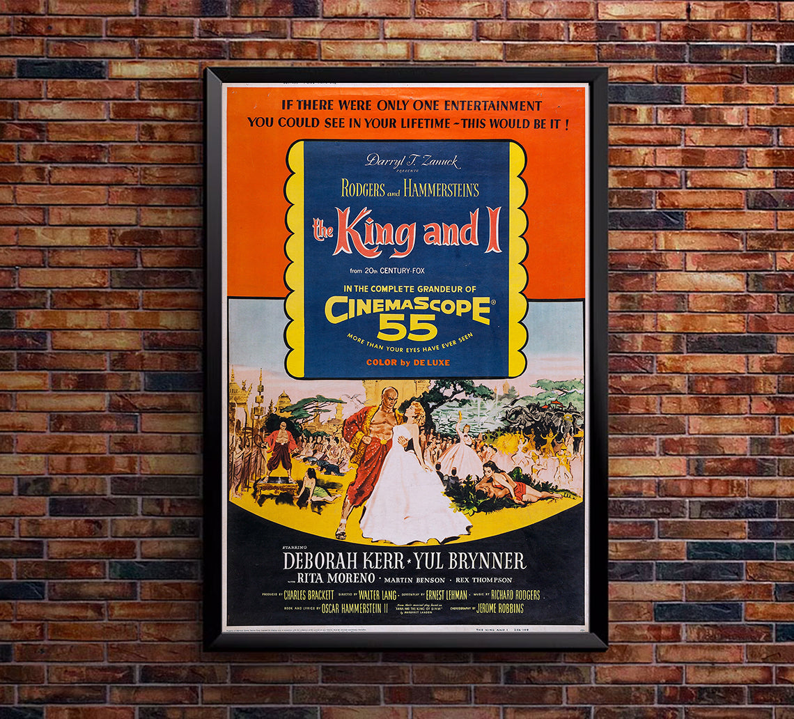 The King and I 1956 - US - v2 - Classsic Movie Poster