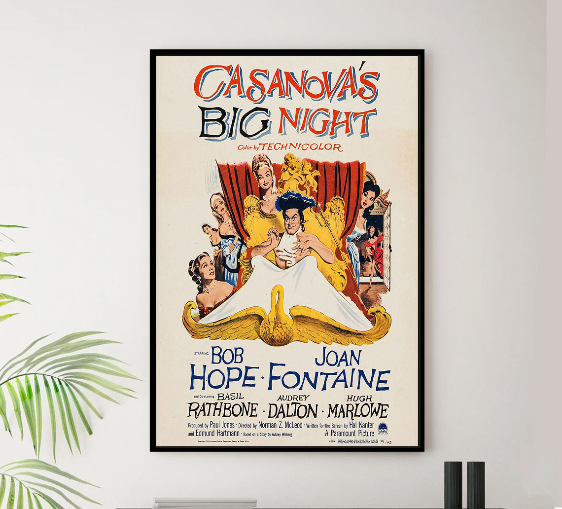 Casanova's Big Night 1954 - US - v3 - Classic Movie Poster