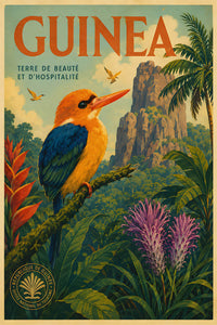 Guinea - Tourism - v1 - Vintage Travel Poster