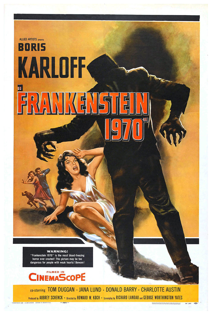 Frankenstein - 1970 1958 - US - v1 - Classic Movie Poster