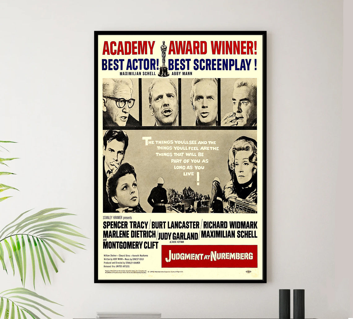 Judgment at Nuremberg 1961 - US - v3 - Classic Movie Poster