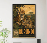 Burundi - Tourism - v1 - Vintage Travel Poster