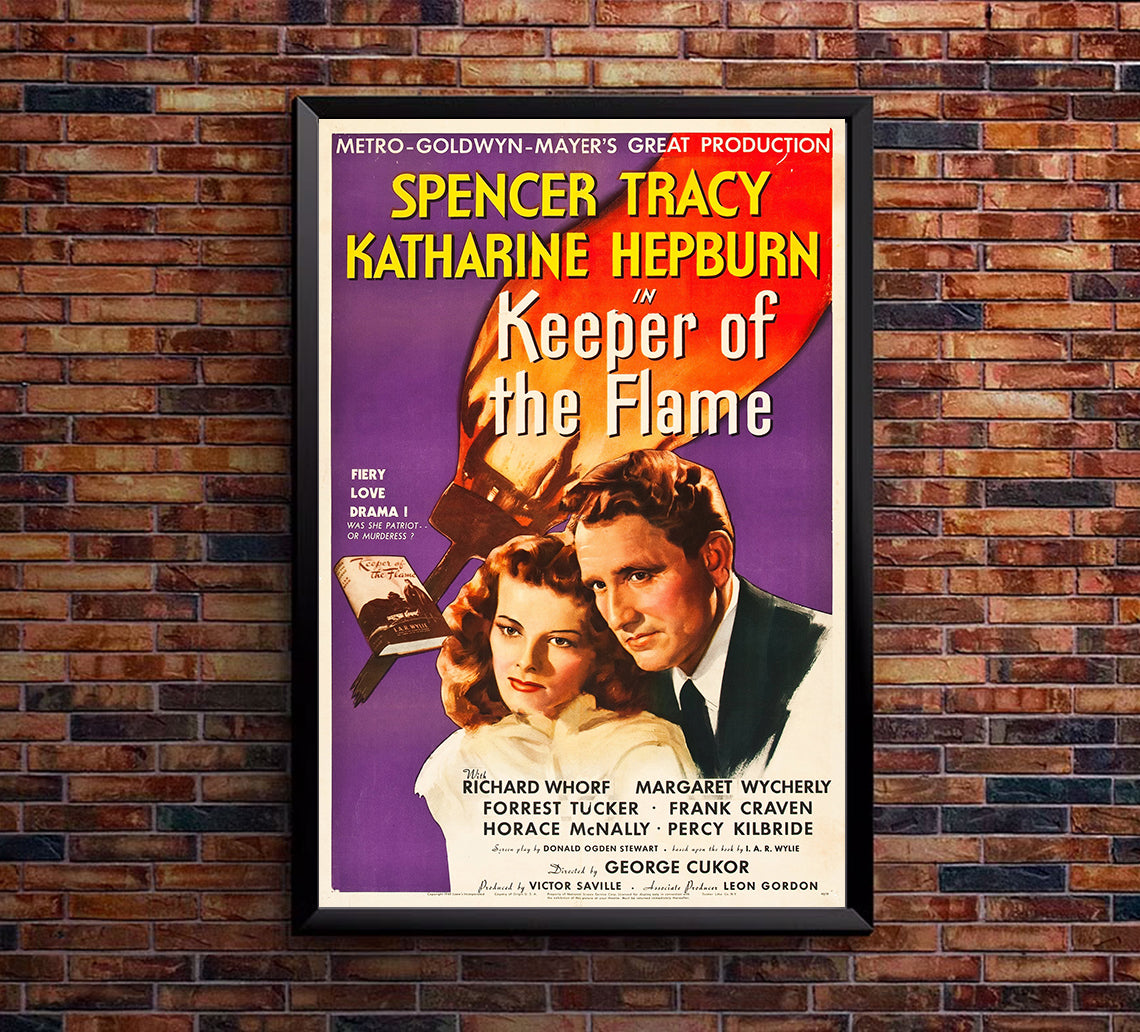 Keeper of the Flame 1943 - US - v3 - Classic Movie Poster