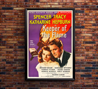 Keeper of the Flame 1943 - US - v3 - Classic Movie Poster