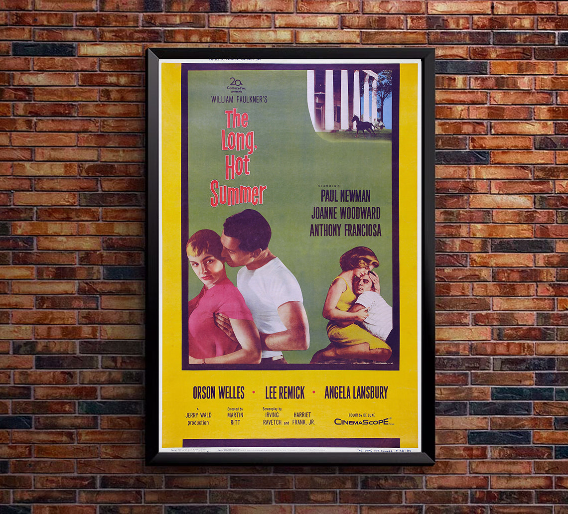 The Long, Hot Summer 1958 - Paul Newman - US (2) - Classic Movie Poster
